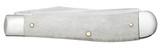 Case U.S. Veteran Gift Set Embellished Smooth Natural Bone with Blue and Red Color Wash Trapper (In Velvet Box) 16300