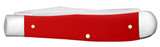 CASE SCOUTING AMERICA™  EMBELLISHED SMOOTH RED SYNTHETIC TRAPPER TRAPPER GIFT SET