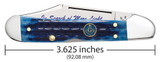 CASE MASONIC GIFT TIN CORN COB JIG BLUE BONE MINI COPPERLOCK®