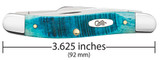CASE SAWCUT JIG CARIBBEAN BLUE BONE MEDIUM STOCKMAN