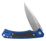 CASE BLUE ANODIZED ALUMINUM W/BLACK G-10 INLAY