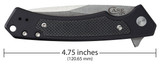 CASE BLACK ANODIZED ALUMINUM G-10 MARILLA® WITH CPM20-CV BLADE