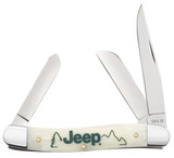 CASE JEEP®  EMBELLISHED SMOOTH NATURAL BONE MEDIUM STOCKMAN