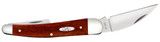CASE SMOOTH CHESTNUT BONE SEAHORSE WHITTLER