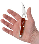 CASE SMOOTH CHESTNUT BONE SEAHORSE WHITTLER
