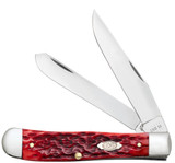 CASE DARK RED BONE PEACH SEED JIG TRAPPER