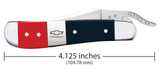 CASE CHEVROLET<SUP>®</SUP> SMOOTH RED/BLUE SYNTHETIC RUSSLOCK® GIFT SET