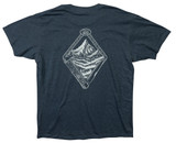 CASE NAVY HEATHER T-SHIRT