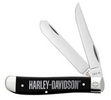 CASE HARLEY-DAVIDSON® EMBELLISHED SMOOTH BLACK SYNTHETIC MINI TRAPPER