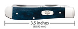 CASE HARLEY-DAVIDSON® SMOOTH MEDITERRANEAN BLUE BONE MINI TRAPPER