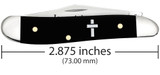 CASE RELIGIOUS SAYINGS JEREMIAH 29:11 EMBELLISHED SMOOTH BLACK SYNTHETIC PEANUT