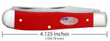 Case American Workman Smooth Red Synthetic CS Trapper 73930