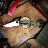 Spyderco Military 2 Salt Yellow/Black G-10 CPM Magnacut Plainedge