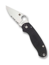 Spyderco Para 3 Black G-10 Combinationedge C223GPS