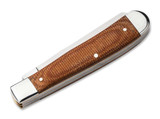 BOKER TREEBRAND TRAPPER CANVAS MICARTA, BROWN 110889