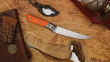 MICROTECH 6.125" BONING KNIFE - STONEWASH STANDARD EMBER G-10