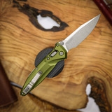MICROTECH SOCOM DELTA RAM-LOK S/E STONEWASH STANDARD OD GREEN TACTICAL KNIFE