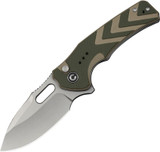CIVIVI VEXRON BUTTON LOCK GRN/TAN