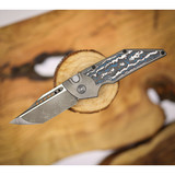 HYPERCUT MANUFACTURING DHARMA AUTO, BLUE FAT CARBON, S45VN, 0039 HCD0039