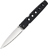 COLD STEEL HOLD OUT SERRATED / 13-3/16" OVERALL / 6" BLADE / 3.8MM THICK / 7-3/16" G-10 HANDLE / S35VN
