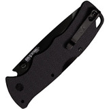 COLD STEEL VERDICT / 3" TANTO POINT / AUS10A W/ BLACK DLC FINISH / BLACK G-10 HANDLE / BLACK POCKET CLIP