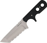 COLD STEEL MINI TAC TANTO SERRATED / 6.75" OVERALL / 3.75" BLADE / 2.5MM THICK / AUS8A / 3" HANDLE / SHEATH