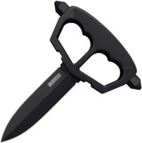 COLD STEEL CHAOS PUSH KNIFE / 8" OVERALL / 5" BLADE / 5MM THICK / SK-5 HIGH CARBON STEEL / 3" GRIV-EX HANDLE W/ KRAY-EX OVERMOLD / SECURE-EX SHEATH