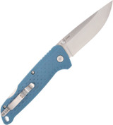 SOG ADVENTURER LB / 3.5" BLADE / 5CR15MOV / NORDIC BLUE + SATIN / BLISTER PACK