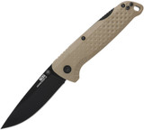SOG ADVENTURER LB / 3.5" BLADE / 5CR15MOV / FDE + BLACK / BLISTER PACK