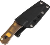 KANSEPT KNIVES LOKI FIXED BLADE AMBER PEI