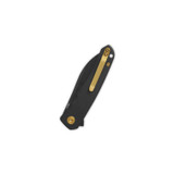 QSP Otter Sandvik 14C28N, black, Handle: Black G10