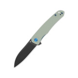 QSP OTTER SANDVIK 14C28N, BLACK, HANDLE: JADE G10