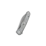 QSP Otter Sandvik 14C28N, stonewash, Handle: Denim micarta QS140-F1
