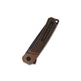 QSP Osprey Sandvik 14C28N, black stonewash, Handle: Copper, stonewash QS139-E2