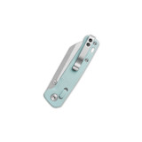 QSP Penguin Glyde 14C28N, 2 tone finish stonewash - satin, Handle: Ice cream blue FRN QS130GL-D1