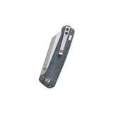 QSP Penguin V2 D2, 2 tone finish stonewash - satin, Handle: Denim micarta QS130V2-B1