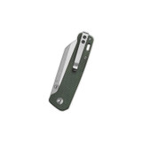 QSP Penguin V2 D2, 2 tone finish stonewash - satin, Handle: Green micarta