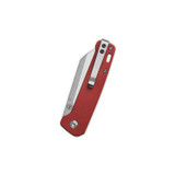 QSP Penguin V2 D2, 2 tone finish stonewash - satin, Handle: Red micarta QS130V2-D1