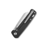 QSP Penguin 154CM, stonewash, Handle: Black titanium, stonewash QS130-N