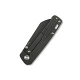 QSP Penguin 154CM, black stonewash, Handle: Black titanium, stonewash QS130-O