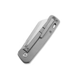 QSP Penguin 154CM, 2 tone satin, Handle: Bead blasted titanium, stonewash QS130-P
