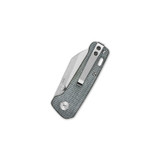 QSP Penguin Mini Sandvik 14C28N, 2 tone satin, Handle: Denim micarta QS130XS-B