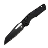 MICROTECH MSI RAM-LOK FULL SERRATE BLACK TACTICAL POLYMER 210T-3TPM
