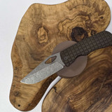 Mcnees Knives Dixon Frag Pattern Bronze Finish, Stonewashed Hardware 3.75" Blade SIMS1T2366