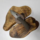 MCNEES KNIVES 3.75  DIXON SHOCKWAVE BRONZE, STONEWASHED HARDWARE