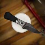 AUXILIARY MANUFACTURING POCKET BOWIE, FORDITE/BLACK G10/ COLORED LINER, 3/16 AEB-L
