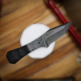 AUXILIARY MANUFACTURING COFFIN TANTO, AUX G10/BLACK G10/TIFFANY LINER, 3/16 AEB-L