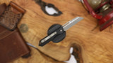 HERETIC KNIVES JINN AUTO BATTLEWORN BLADE BLACK CHASSIS