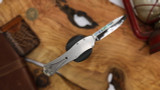 HERETIC KNIVES HYDRA CUSTOM CRACKED ICE # 21, PRE-OWNED