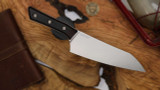 MICROTECH 8" CHEF KNIFE STONEWASH STANDARD BLACK CHERRY G-10 3000-10BC